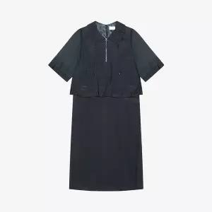 [베스띠벨리]25S/S 쉬폰 배색 스트링 원피스 (BKOAE2533)DJ_DJ