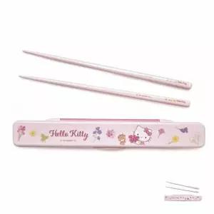 수저젓가락받침 업소용 숱가락 젓가락세트 헬로키티 플라워리스