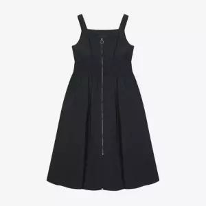 [하프클럽/베스띠벨리]베스띠벨리 세이브존04 집업 뷔스티에 셔링 원피스 BKOAD25050