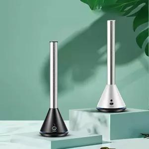 타워형 날개없는 공기청정 사무실용 리모컨 안전한 저소음