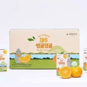 [제철진미] 제주 무농약 감귤쥬스 125ml 2박스 총 48팩