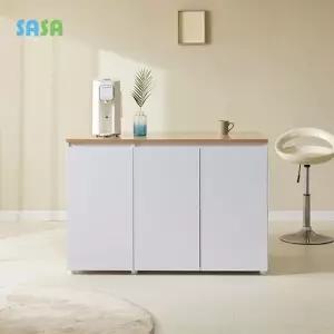 칼렌 1200 2단 아일랜드 홈바 수납장