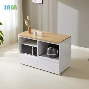 칼렌 1200 광파오븐 아일랜드 홈바 서랍수납장