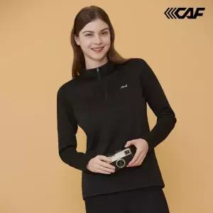 [르까프] 25SS 데일리 집업티셔츠 여성 블랙