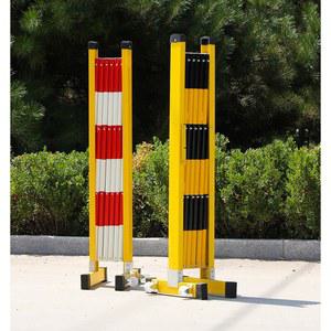 바트 대문 이동식 텔레스코픽 울타리 레드 튜브 격리 전기