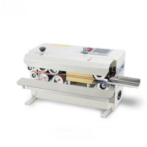 선반형 자동 실링기 접착기 탁상형 상업용 과자 날인 봉지 커피 FR550 밀봉