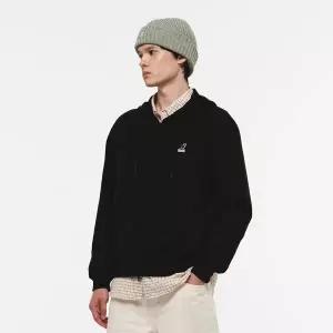 [캉골](센텀시티점)싱글 스탠다드핏 후드 집업 5143 블랙