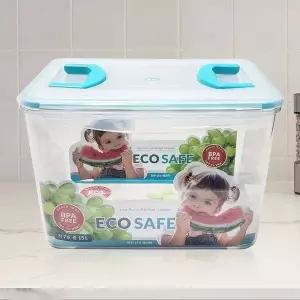 한진신선에코락 밀폐 용기 핸들직7호중15리터 김치통 (WE02CBD)