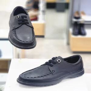 [모다아울렛][탠디]Y25047 캐쥬얼 밴드끈 컴포트 보트슈즈 남성 3cm 블랙_JK