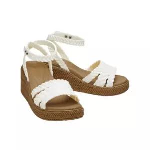 [크록스]CROCS 여성 브루클린 우븐 앵클 스트랩 웨지 CHA (24SWSD209994) 24SWSD209994_Z0WV 695894