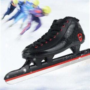 스케이트화 초보 얼음 스케이트 블랙 스피드 빙상화 피겨화