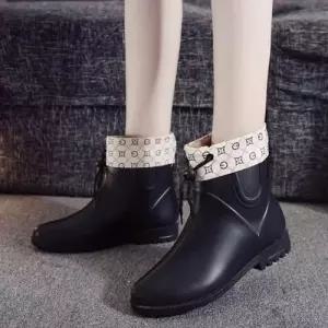 탈부착 여성 방한 안감 털부츠 기모 레인부츠 겨울 WFGCZHO