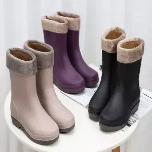 기모 스노우 안감 여성 겨울 방한 장화 작업화 부츠 WFGCMGF