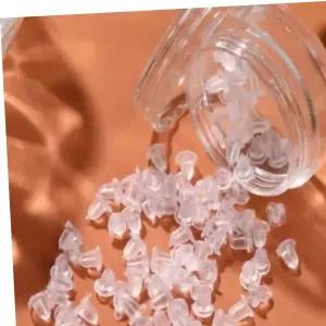 귀걸이꼭지 웨딩귀찌 귀걸이 귀안뚫는귀걸이 마개 200개 귀걸이뒷마개