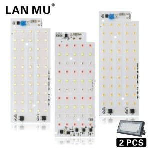 2PCS LED RGB 홍수 50W 220V 2835 조명 구슬 야외 SMD 스포트라이트 240V 가로등 조경 AC 투광