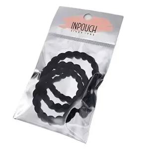 [하프클럽/]머리끈 헤어끈 기본팁 머리 고무줄 헤어링 블랙 3P