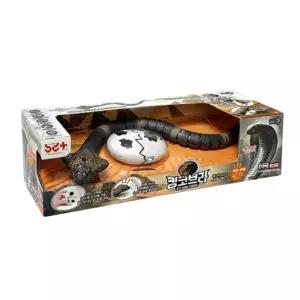 미끄러지듯이 움직이는 장난감뱀 킹코브라 작동인형 동물로봇 피규어