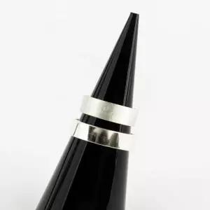 [신상오픈런]무광은반지 커플템 볼드 오픈 유광실버링 (29965346)