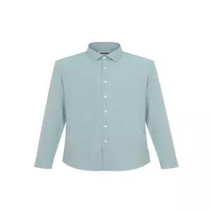 [BY파크랜드][오스틴리드][이지케어SLIM FIT] 민트 멜란지 스트레치 셔츠_A2DL1703