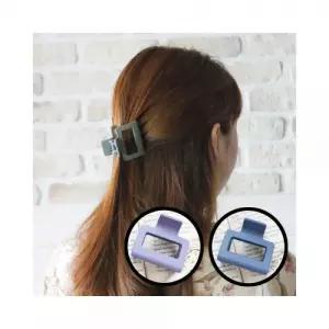 심플 소형 모노톤 사각 무광 집게핀 10colors