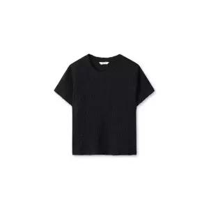 매장정품 TOPTEN 탑텐 여성) 크링클 크루넥 반팔 티_MSF2TS2051 MSF2TS2051 1177581