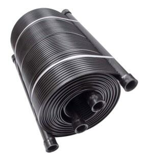 태양열 온수기 난방 수영장온수기 18관 예비 급수 물데우기 1x3m 태양광 40L