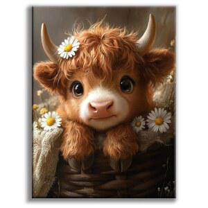 OFFITO COW 다이아몬드 아트 키트, 초보자를 16인치) 드릴 벽 30.5 5D 가정 장식용 40.6CM(12 X 소 보석 풀 DIY 페인팅 페인트 위한 도트