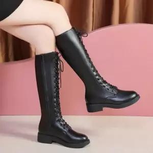 여자장화 여자 지퍼 롱부츠 기모안감 롱패션부츠 성인장화 부츠