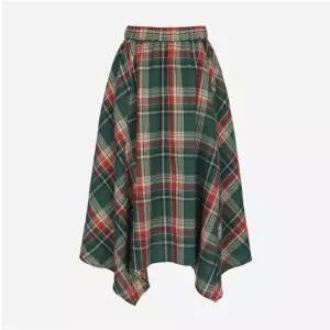 [백화점 정품] 써스데이아일랜드 깅엄체크 밴딩 레이어드 스커트 T258MSK232W