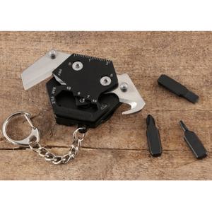 캠핑 등산 만능공구 열쇠고리 휴대용 키링 미니공구 단체 대량 판촉