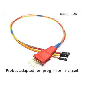 회로 내 ECU 케이블용 최신 5개 프로브 어댑터는 Iprog+ V87 키 및 Xprog/iProg과 함께 작동합니다.