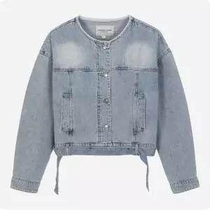 [써스데이아일랜드](T262MJK141W)벨트포인트 데님 자켓