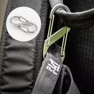 튼튼한 캠핑 고리 팔자형 카라비너 열쇠고리 등산후크 Jul5+6sQa