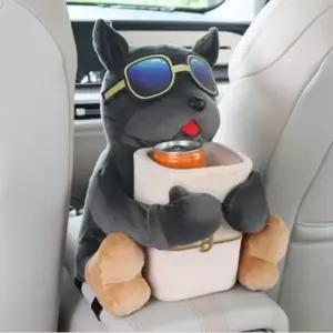 강아지 케이스 실내 차량용 꾸미기 자동차 커버 티슈 인형 휴지