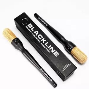 블랙라인 카 케어 멧돼지 헤어 브러시 - 고급 자동차 디테일링 세트 최고의 프리미엄 브러시(부스