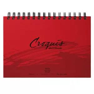 아트스퀘어 크로키 하드커버 B5 레드 CS04 105g 80매