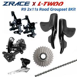 LTWOO R9 2x11 속도 22s 도로 8Kit ZRACE 브레이크  카세트 체인 시프터 후방 변속기 앞 5800 R7000