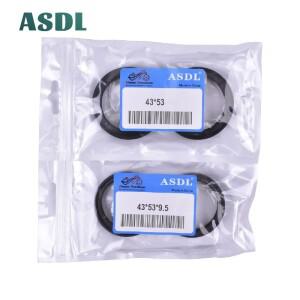 43X53X9.5 포크 오일 씰 및 43x53 KTM용 더스트 커버 립 85 105 250 300 350 400 Duk 125 200 390 640