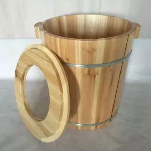 편백 좌훈기 원목 좌욕기 가정용 휴대용 찜질 훈증 낮은형 구멍 힐링 케어