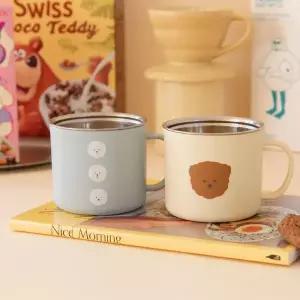 데일리라이크 가벼운 스텐 머그컵 2p 세트 보온 보냉 캠핑컵 MNS