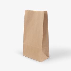 크라프트 무인쇄 무지 각대봉투 베이커리 식품 포장 소 1000개