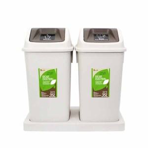 베어시스템 분리수거함 나눔휴지통 35L BSD-35 2세트