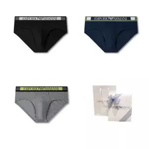 갤러리아 아르마니언더웨어[남]로고라벨 삼각팬티 3종 택1 A43B11027-11028-11029