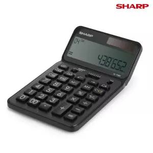 샤프 정품 최고급형 각도조절 일반계산기 세무 회계 TAX 탁상용 전자계산기 ELVN82 12자리