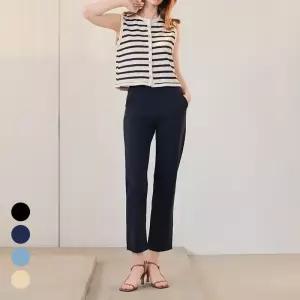 에버라스트 여자 밴딩 팬츠 릴렉스핏 슬랙스