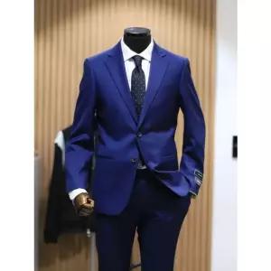 [갤러리아] BON 코발트블루 이태리 레다 순모 슬림 프리미엄 슈트BN4SJA033