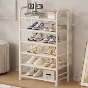 6단 다용도 현관 거실 철제 스틸 선반 신발장 철제선반 다용도선반 베란다수납장 선반장 진열장