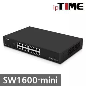 ipTIME SW1600 mini 16포트 스위칭 허브 IGMP 스누핑 지원/POE/스위치/랜선/산업용/기가비트/이더넷/기가