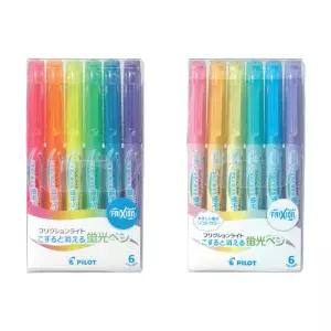 파이롯트 프릭션 지워지는 형광펜6색 세트 라이트 SFL-60SL
