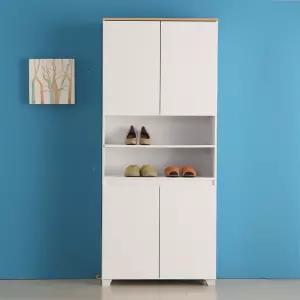 [우아미가구]하우민 선반형 높은 신발장 800